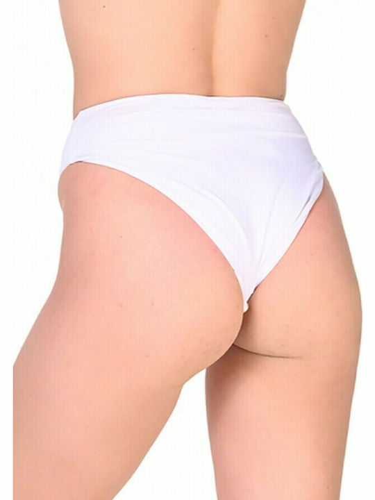 Blu4u Bikini Slip High Waist White