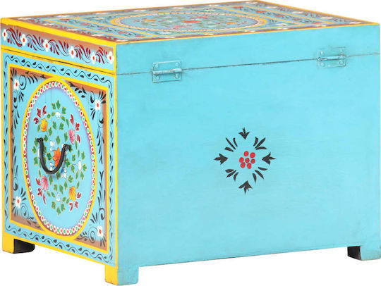 vidaXL Wooden Decorative Trunk Multicolour 50x40x40cm