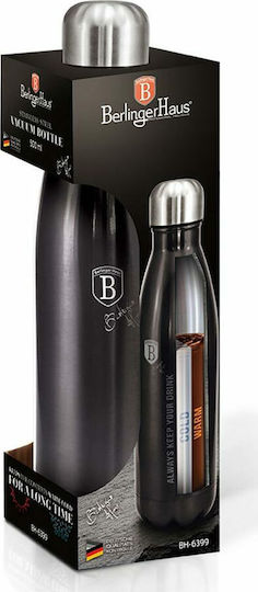 Berlinger Haus Thick Walled Bottle Flask Bottle Thermos Stainless Steel 500ml Black
