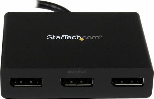 StarTech 3-Портов Конвертор DisplayPort Мъжки към DisplayPort Женски 1 Брой