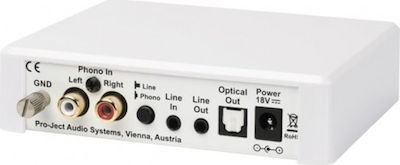 Pro-Ject Audio Optical Box E Phono Preamp White