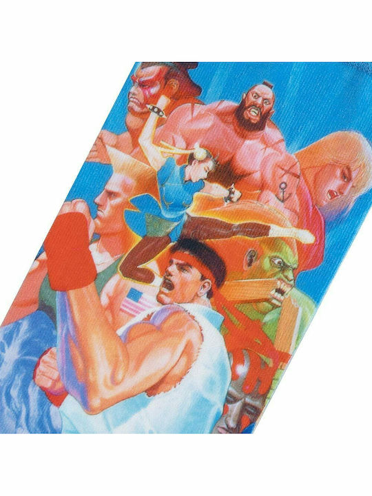 Odd Sox X Street Fighter World Warriors Bărbați Șosete cu Model Albastru deschis 1Pachet