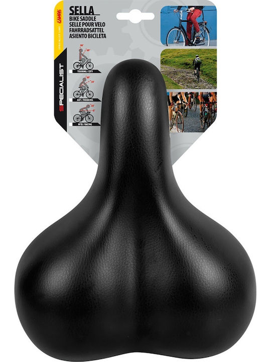 Lampa S-2 Σέλα Ποδηλάτου Μαύρη 250 x 200 mm