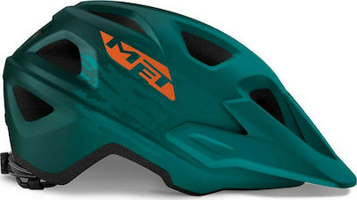 MET Echo Mountain Bicycle Helmet Green/Orange