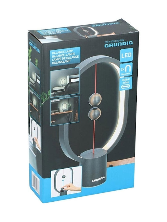 Grundig Heng Balance Lamp Dekorative Lampe Schwarz