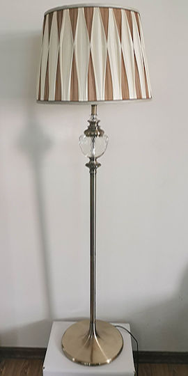 Karvounis Lampa de podea Î155xL40cm. Maro