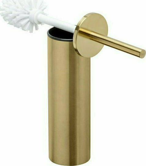 Geesa Nemox 6511 6511-201 Metallic Toilet Brush Gold Brushed Gold Brushed