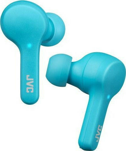 JVC HA-A7T In-ear Bluetooth Handsfree Earphones with Sweat Resistance and Charging Case Blue