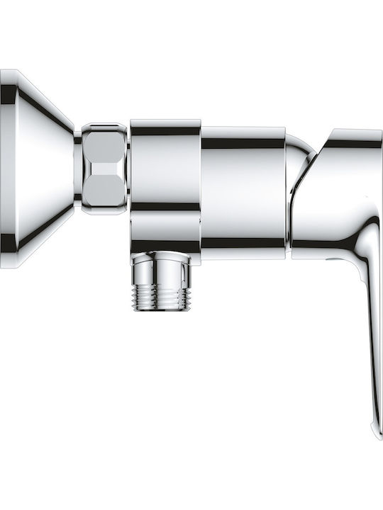Grohe Bauloop Μπαταρία Μπανιέρας Ασημί