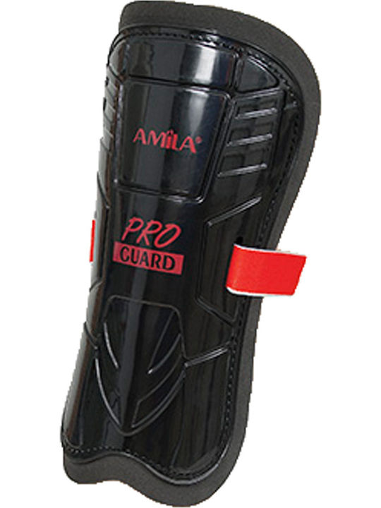 AMILA 83015 Επικαλαμίδες Ποδοσφαίρου Ενηλίκων Μαύρες Medium