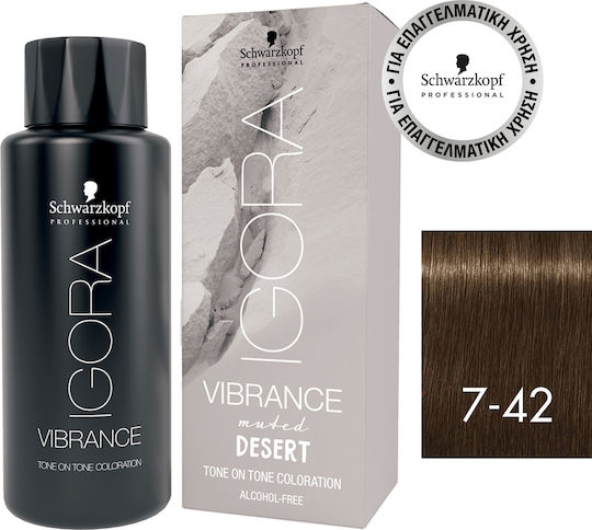Schwarzkopf Igora Vibrance Muted Desert Temporary Hair Dye No Ammonia 7-42 60ml