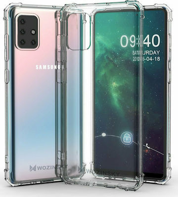 Wozinsky Anti Shock Umschlag Rückseite Silikon Transparent (Galaxy M31s)