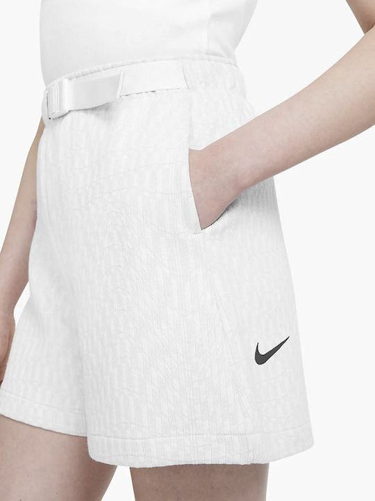 Women's Set with Sporty Shorts White