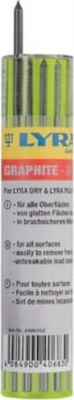 Lyra 12 Verpackungen x 12 Minen für Bleistifte Graphite Stärke 2.8mm Typ 2B