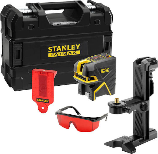Stanley Fatmax Linear Laser-Wasserwaage Roter Strahl mit Arbeitsbereich 15m