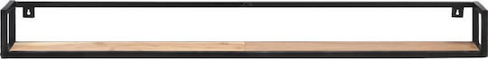 Solid Acacia Wood Wall Shelves 2 Pieces 160x17x17cm