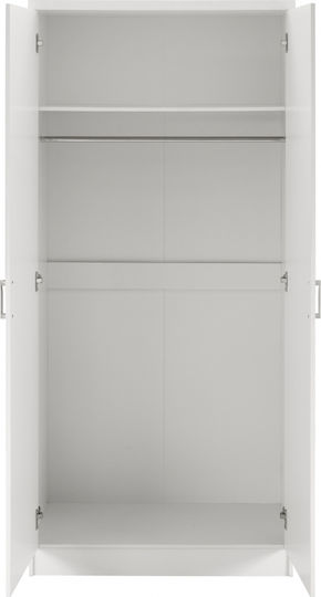 Jenna Δίφυλλη Ντουλάπα 80x43x181cm Jenna Δίφυλλη Ντουλάπα 80x43x181cm