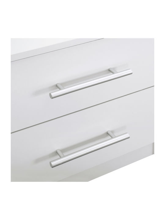 Chelsea Wooden Bedside Table White 48x40.5x41.5cm