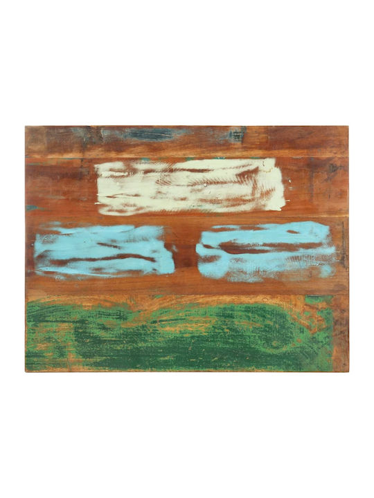 vidaXL Rectangular Table Surface made of Solid Wood in Multicolour Color 90x70cm 286050 1pcs