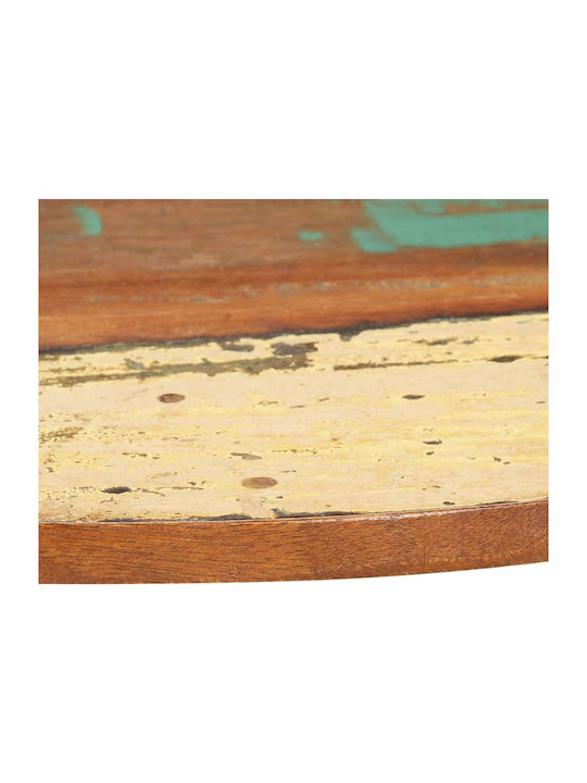 vidaXL Round Table Surface made of Solid Wood in Multicolour Color 40x40cm 286031 1pcs
