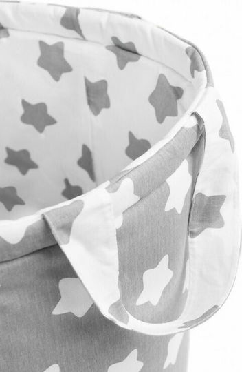 Sensillo Kids Fabric Toy Storage Basket Gray 40x40x50cm