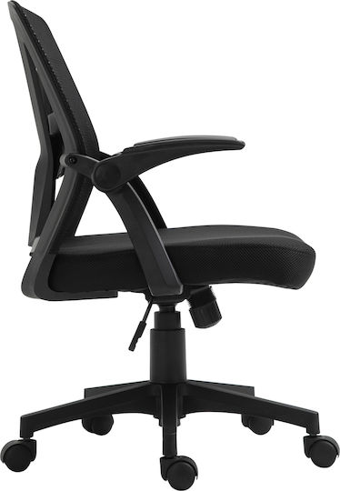 Woodwell BF2130 Καρέκλα Γραφείου με Ρυθμιζόμενα Μπράτσα Μαύρη