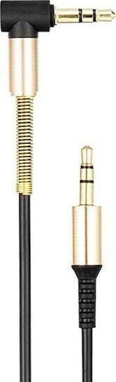 Earldom Καλώδιο Ήχου 3.5mm male - 3.5mm male Μαύρο 1.8m ET-AUX23