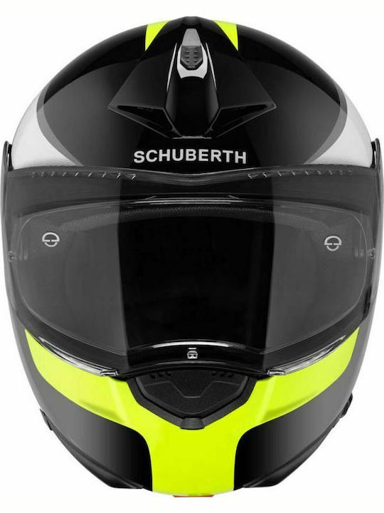 Schuberth C3 Pro Sestante Galben Cască Moto Flip-Up ECE 22.05 1570gr cu Pinlock și Sunvisor 436927