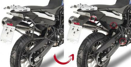 Givi Monokey Πλαϊνές Βάσεις για BMW F 650 GS /F 700 GS /F 800 GS 08-17 08-17