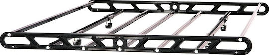 Hermes Metallic Car Roof Rack Universal 104x124cm (Set with Legs and Locks)