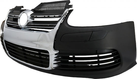 Auto Gs Bumper de Autoturism Partea din față Compatibil cu Volkswagen Magazin online de golf 5 R32 Look R32 Placă de grilă din aluminiu