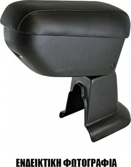 Cik Car Armrest Car PU Armrest for Fiat Idea Lancia Musa 07+ Black