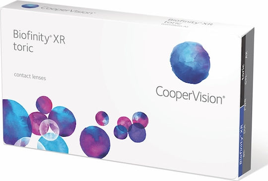 Cooper Vision Biofinity XR 6 Monthly Astigmatic Contact Lenses Silicone Hydrogel