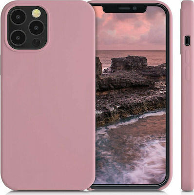 KWmobile Flexible Rubber Silicone Back Cover Pink (iPhone 12 / 12 Pro)