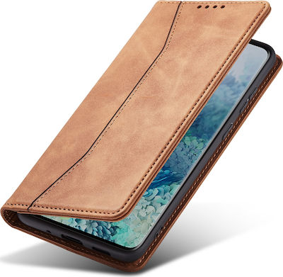 Bodycell PU Leather Book Δερματίνης Καφέ (Galaxy S20 FE)