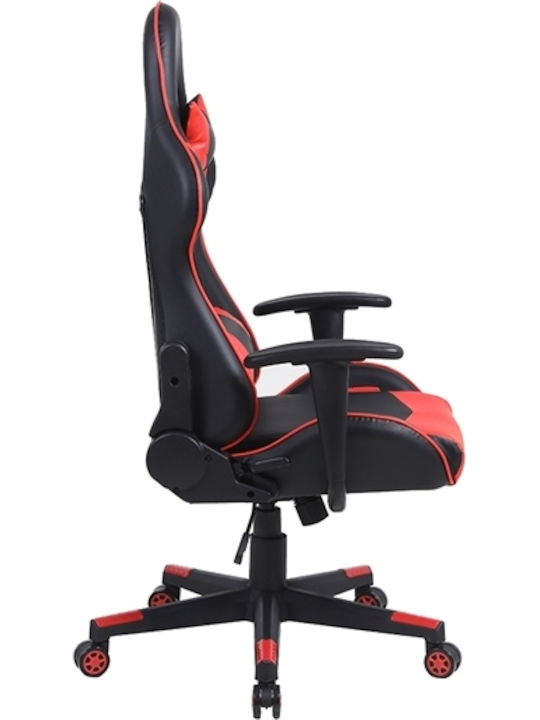 Zita Plus A6250 Καρέκλα Gaming Δερματίνης Μαύρο/Κόκκινο