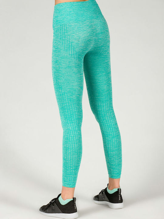 GSA 17-27105 Women's Cropped Training Legging Turquoise