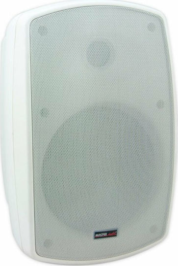 Master Audio NB600 Passive Wall Mount Installation Speakers 32W Pair 19.6x19.3x30.2cm White