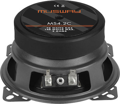 Musway Set Boxe Auto MS4.2C Difuzoare auto 4" cu 70W RMS (2 căi)