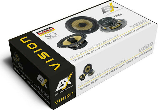 Esx Set Boxe Auto VE62 6.5" cu 100W RMS (2 căi)