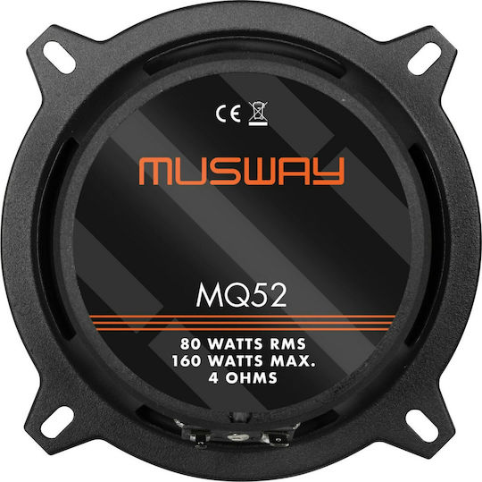 Musway Set Auto-Lautsprecher MQ52 5.25" mit 80W RMS (2 Weg)