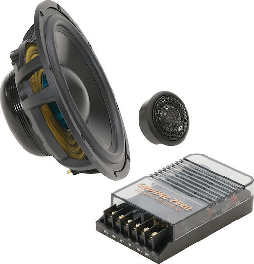 Ground Zero Σετ Ηχεία Αυτοκινήτου Διαιρούμενα 6.5" με 120W RMS (2 Δρόμων)