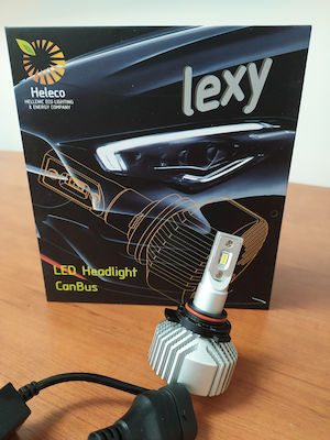 Heleco Lampen HIR2-9012 Canbus LED 6000K Kaltes Weiß 12-24V 60W 2Stück