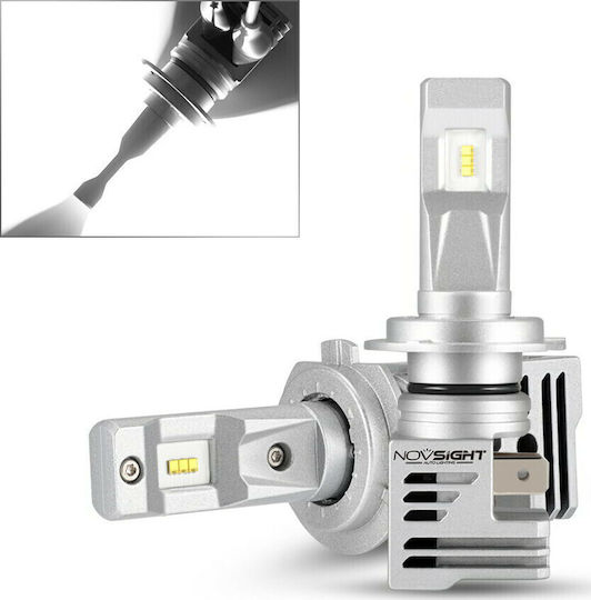 NovSight Lamps Car H7 LED 6000K Cold White 32V 60W 2pcs