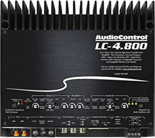AudioControl Ενισχυτής Αυτοκινήτου 4 Καναλιών