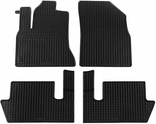 Petex Set of Front and Rear Mats 4pcs for Citroen C4 Picasso 2006 Black