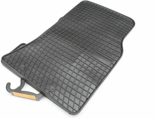 Frogum Set of Front and Rear Mats 4pcs for Mini Cooper 2001-2014 Black