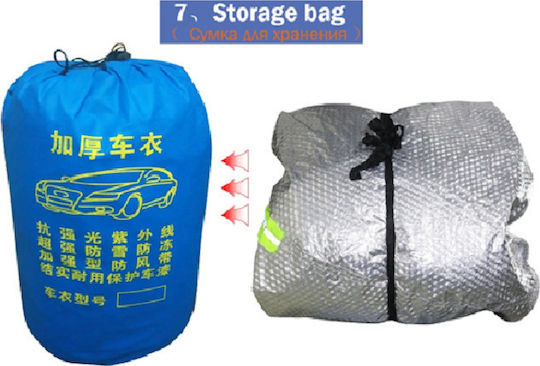 Cawanerl Car Covers with Carrying Bag 475x175x117cm Waterproof Large