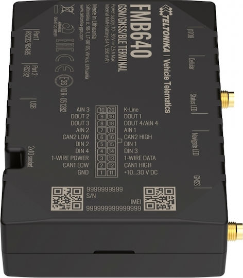 Teltonika FMB640 GPS-Tracker mit GSM GPRS für Autos, Lastkraftwagen und Boote