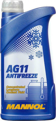 Mannol Antifreeze Longterm Συμπυκνωμένο Αντιψυκτικό Υγρό Ψυγείου Αυτοκινήτου G11 Μπλε Χρώμα 1lt